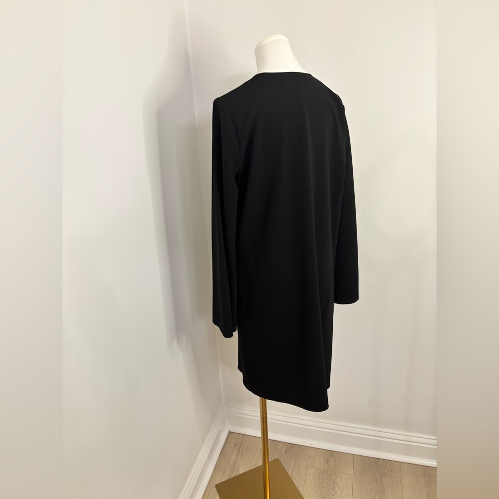 Theory Ulyssa Crepe Dress In Black Size M - Picture 6 of 11